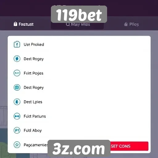 Avaliação das opções de pagamento no 119bet